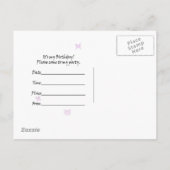 43e verjaardag uitnodiging (Achterkant)