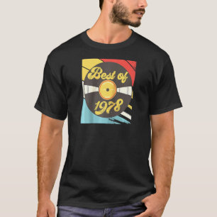 43e verjaardag Vinyl Record  1978 Raglan T-shirt