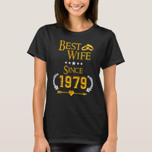 43e weddenschap Jubileum Beste vrouw sinds 1979 T-shirt