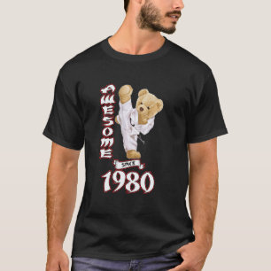 43ste verjaardag mannen vrouwen 1980 Geweldige Kar T-shirt