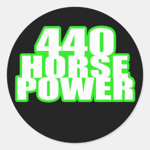 440 hemigroene lader ronde sticker