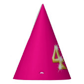 440 jaar roze goud feesthoedjes (Links)