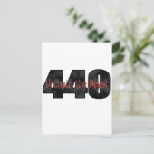 440 Mopar Beast Briefkaart (Staand voorkant)