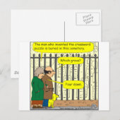 442 Waar is de crossword-uitvinder begraven? Briefkaart (Voorkant / Achterkant)