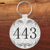 443 Gebiedscode Sleutelhanger (Voorkant)