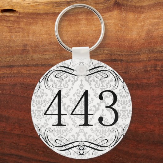 443 Gebiedscode Sleutelhanger (Voorkant)