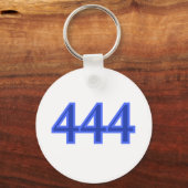 444 Angel Number Manifestation Sleutelhanger (Voorkant)