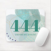 444 Engel Nummer Goddelijke Bescherming Affirmatie Muismat (Met muis)