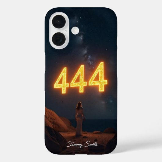444 Engel Nummer Manifestatie – Goede Vibes Case-Mate iPhone Case (Achterkant)