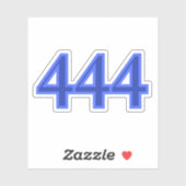 444 Engel Nummer Zegeningen Sticker (Vel)