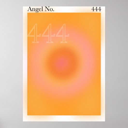 444-engel poster (Voorkant)