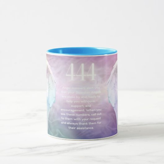 444 Engelennummers Betekenis - Esoterische Geschen Mok (Midden)