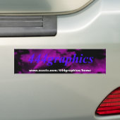 444 grafische logo bumpersticker (Op auto)