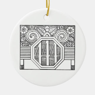 444 logo keramisch ornament