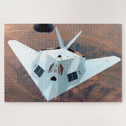 4450th Tactische Groep: F-117A Nighthawk Legacy Legpuzzel (Horizontaal)