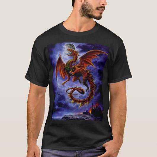 4472~Whitby-Wyrm-Posters T-shirt (Voorkant)