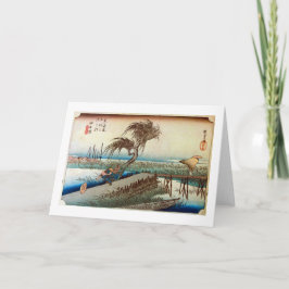 44. 四日市宿, 広重 yokkaichi-Juku, Hiroshige, ukiyo-E Kaart