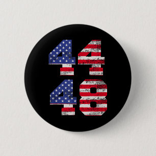 44 48 Obama 2028 48e President Vlag van de Verenig Ronde Button 5,7 Cm