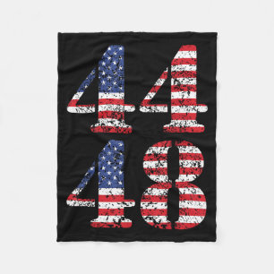 44-48 Obama Voor President '28 2028 4 juli Fleece Deken