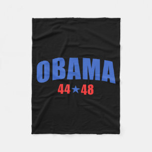 44-48 Obama Voor President '28 2028 4e Juli Fleece Deken