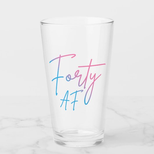 44 AF II - Birthday Gift Glas (Voorkant)