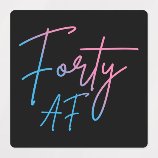 44 AF II - Birthday Gift Labels (Design 1)