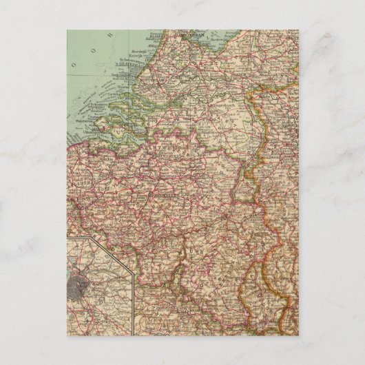 44 België en Nederland Briefkaart (Voorkant)