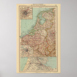 44 België en Nederland Poster