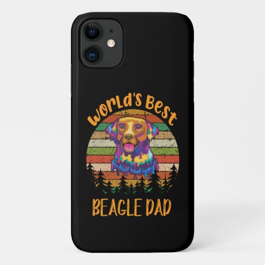44 Beste Beagle-papa ter wereld Case-Mate iPhone Case (Achterkant)