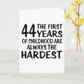 44 De eerste jaren van de verjaardag Design Kaart (Gele Bloem)