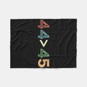 44 > 45 Anti Trump OMA is groter dan Trump FU Fleece Deken (Voorkant (Horizontaal))