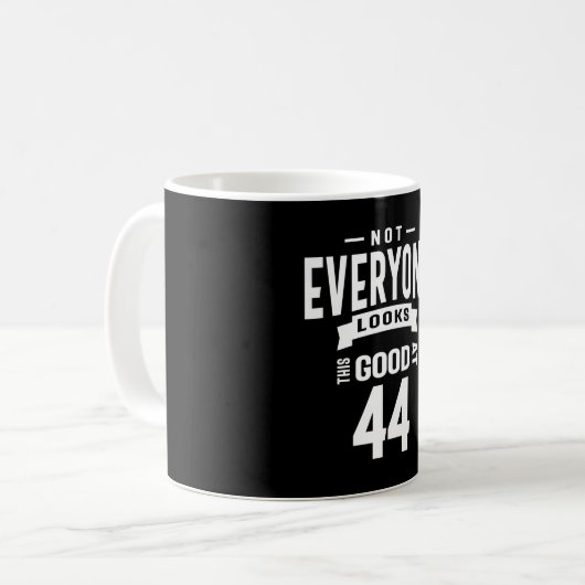 44 jaar - 44e verjaardag Funny Gift Koffiemok (Voorkant links)