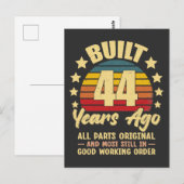 44 jaar geleden Alle Onderdelen Origineel 44ste ve Briefkaart (Voorkant / Achterkant)