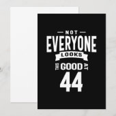 44 Jaar Oud - 44e Verjaardag Grappig Cadeau Kaart (Voorkant / Achterkant)