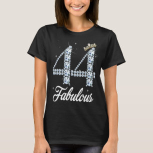 44 jaar oud. Mijn 44e verjaardag koningin Diamond T-shirt