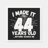 44 Jaar Oud Sarcastisch Meme Grappig 44e Verjaarda Servet (Voorkant)