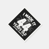 44 Jaar Oud Sarcastisch Meme Grappig 44e Verjaarda Servet (Hoek)