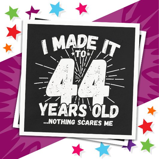 44 Jaar Oud Sarcastisch Meme Grappig 44e Verjaarda Servet