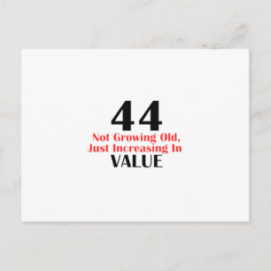 44-jarige design briefkaart