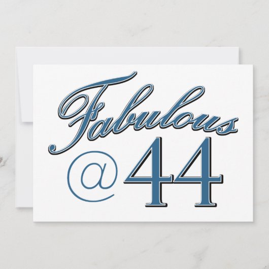 44-jarige verjaardagsdesign (Voorkant)