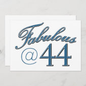 44-jarige verjaardagsdesign (Voorkant / Achterkant)