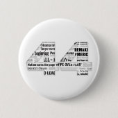 44: Obama Inauguration Headline Collage Button (Voorkant)