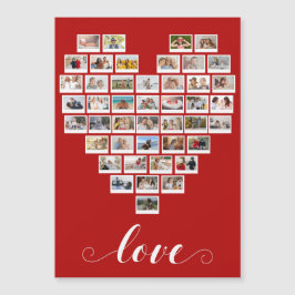 44 Photo Collage Camera Film Heart Magnetic Card