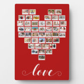 44 Photo Collage Love Instant Camera Film Heart   Fotoplaat (voorkant)