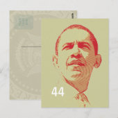 44 | PRESIDENT BRIEFKAART (Voorkant / Achterkant)