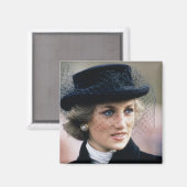 44 Princess Diana France 1988 Magneet (Voorkant / Achterkant)