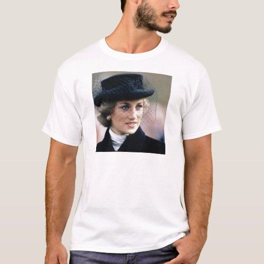 44 Princess Diana France 1988 T-shirt (Voorkant)