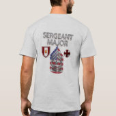 44e brigade sergeant-majoor t-shirt (Achterkant)