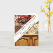 44e bruiloft Jubileum bewerkbaar Kaart (Gele Bloem)