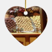 44e bruiloft Jubileum bewerkbaar Keramisch Ornament (Achterkant)